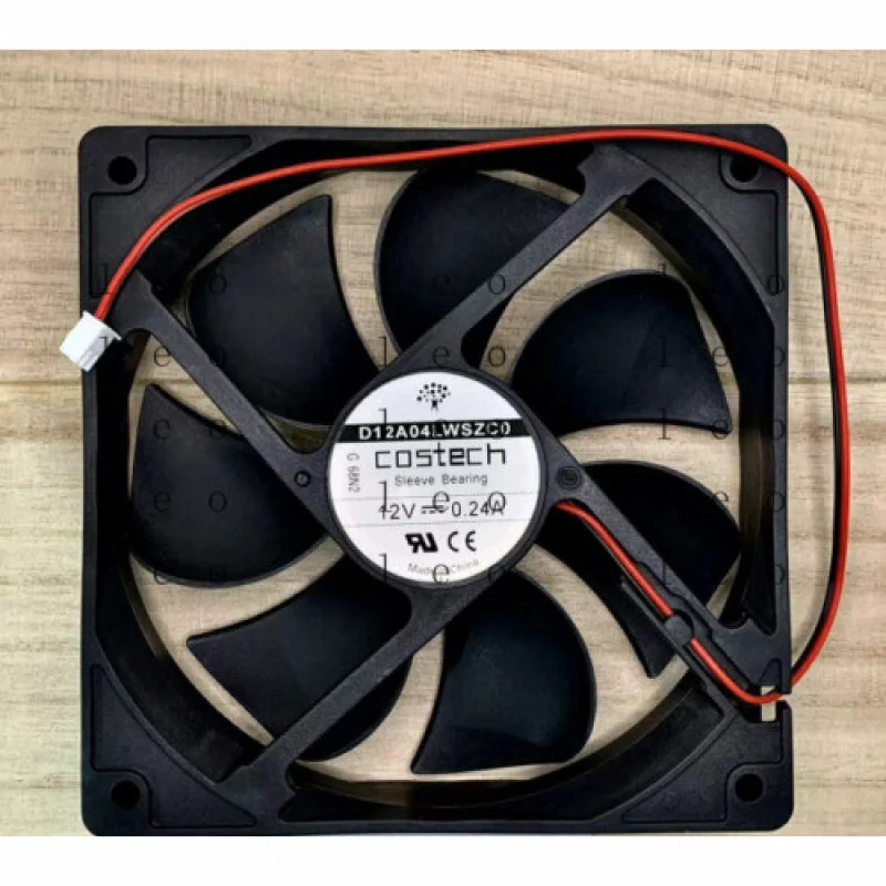 

AA 12 В 0,24 А 2-контактный подшипник втулки охлаждающего вентилятора для COSTECH D12A04LWSZC0 120*120*25 мм