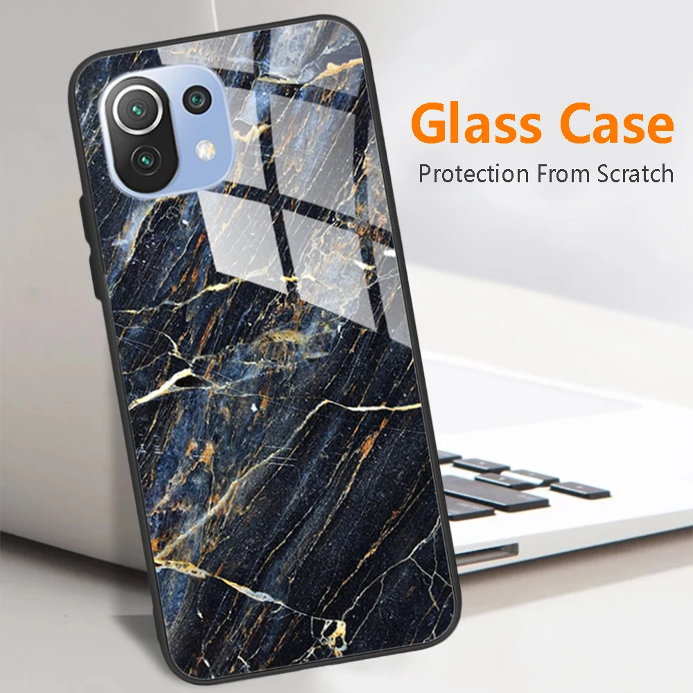 Mi 11 Lite Case For Xiaomi Mi 11 Lite 5G NE Tempered Glass Case For Xiaomi Mi 11 ULTRA 11Lite Case Mi11 Pro Cover Coque Fundas