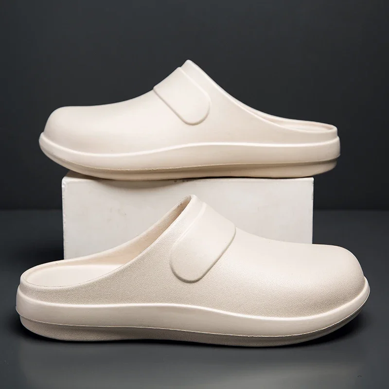 

Новые модные тапочки для мужчин и женщин, летние, противоскользящие, домашние, садовые, комнатные, удобные, лаконичные.