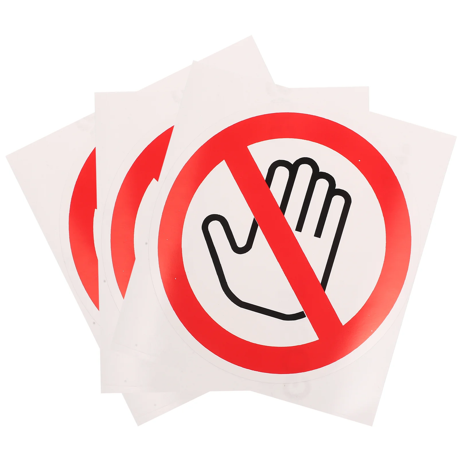 Warning Sign Decals Safety Labels Stickers Caution Danger Not Touch Self-adhesive Vinyl