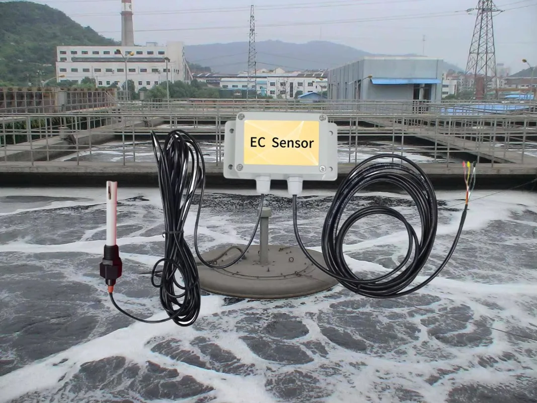 SENSOR KUALITAS AIR EC 4-20MA RS485 TAHAN KOROSI PRESISI TINGGI untuk MENGUKUR KONDUKTIVITAS PORTABEL dalam HIDROPONIK