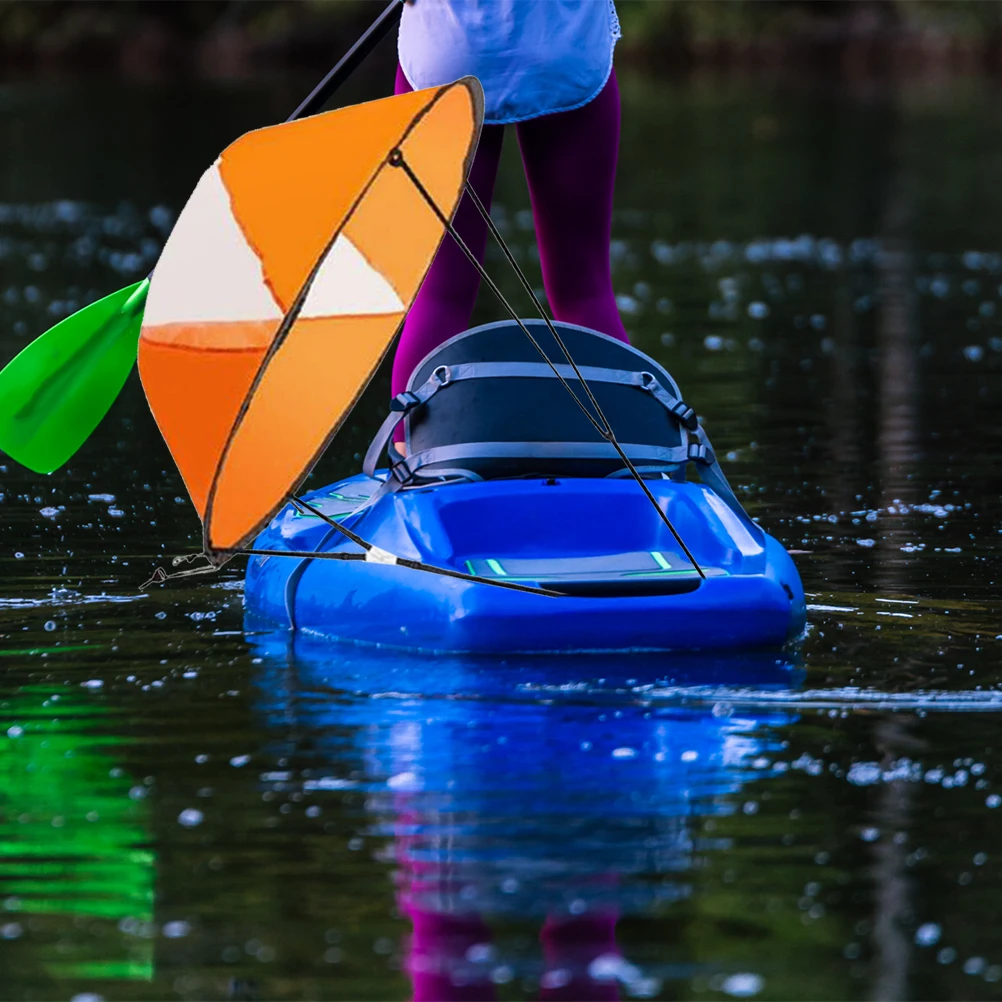 

Folding Kayak 108Cmx108Cm Orange Scout Downwind Wind Paddle Popup Canoe Accessories Clear Window Foldable Sail For Canoe Kayak