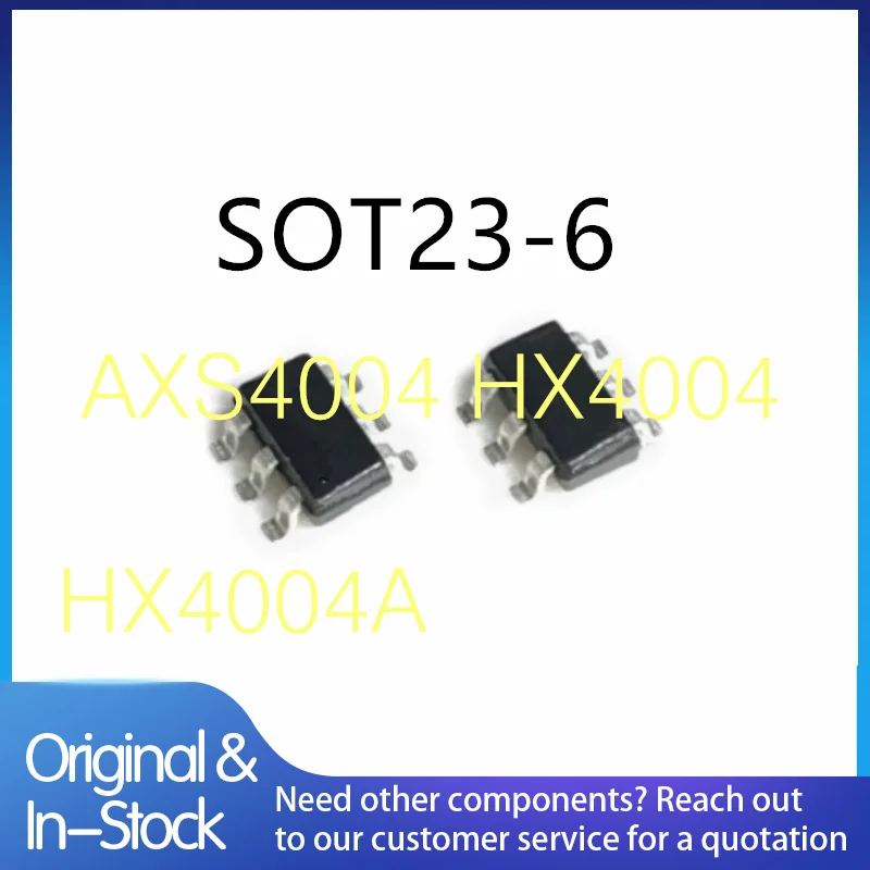 50pieces New original AXS4004 HX4004 HX4004A  AIP4004 low-noise charge pump DCDC converter chip power supply IC SOT23-6