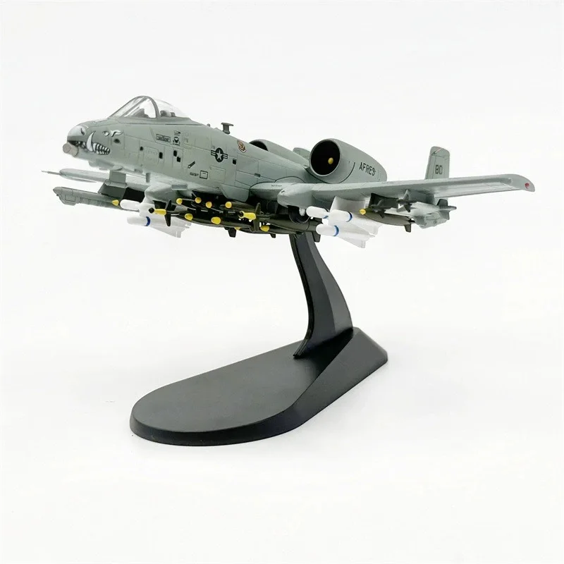 Kawaii Toy Car Regalo divertente-Stile caldo 1:100 Giocattolo aereo in lega, A-10C Warthog Tusk Attack Fighter, Ornamento di raccolta, Giocattoli per ragazzi