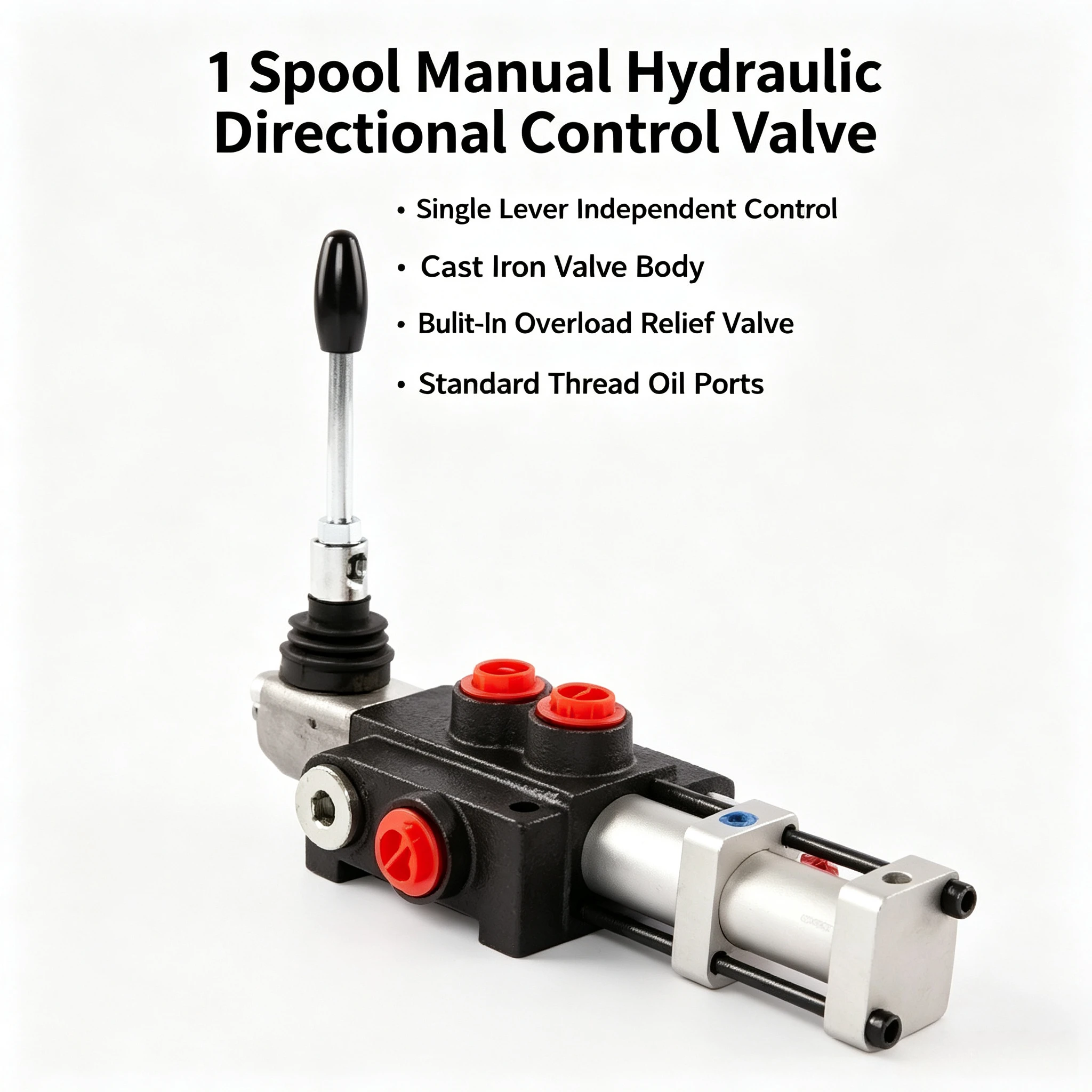 P40 Series Integral Hydraulic Directional Control Valve 40L Min Speed Control Reversing Splitter Valve