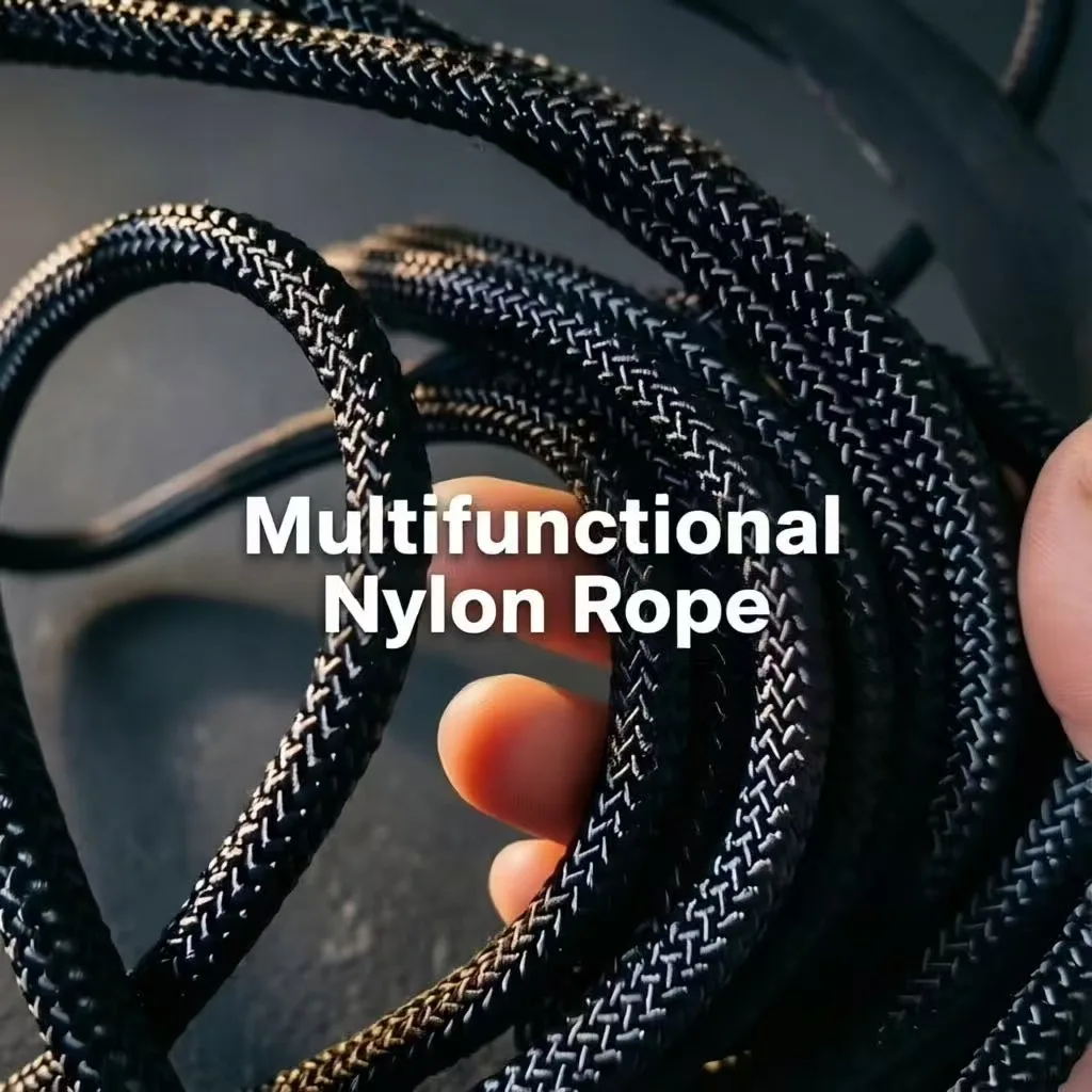45M Outdoor Nylon Rope Heavy Duty Strong Cord for Camping Hiking and Cargo
