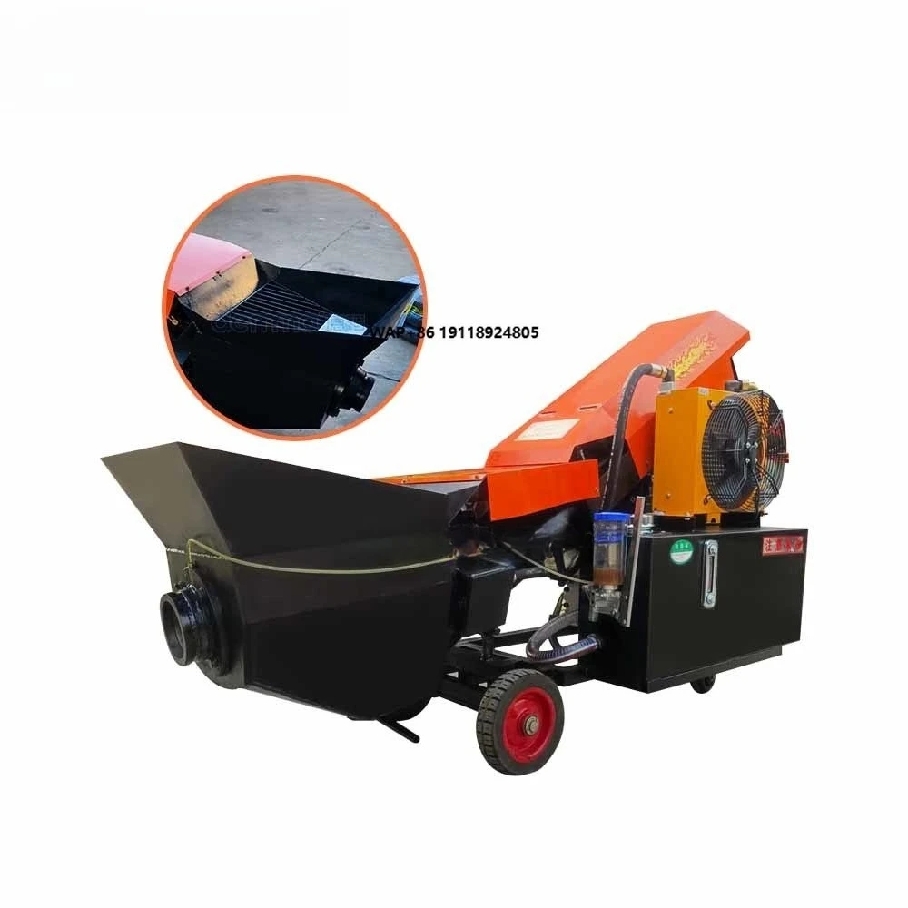 Construction Machinery Concrete Mixer Pump Concrete Spraying Cement Mortar Spray Machine