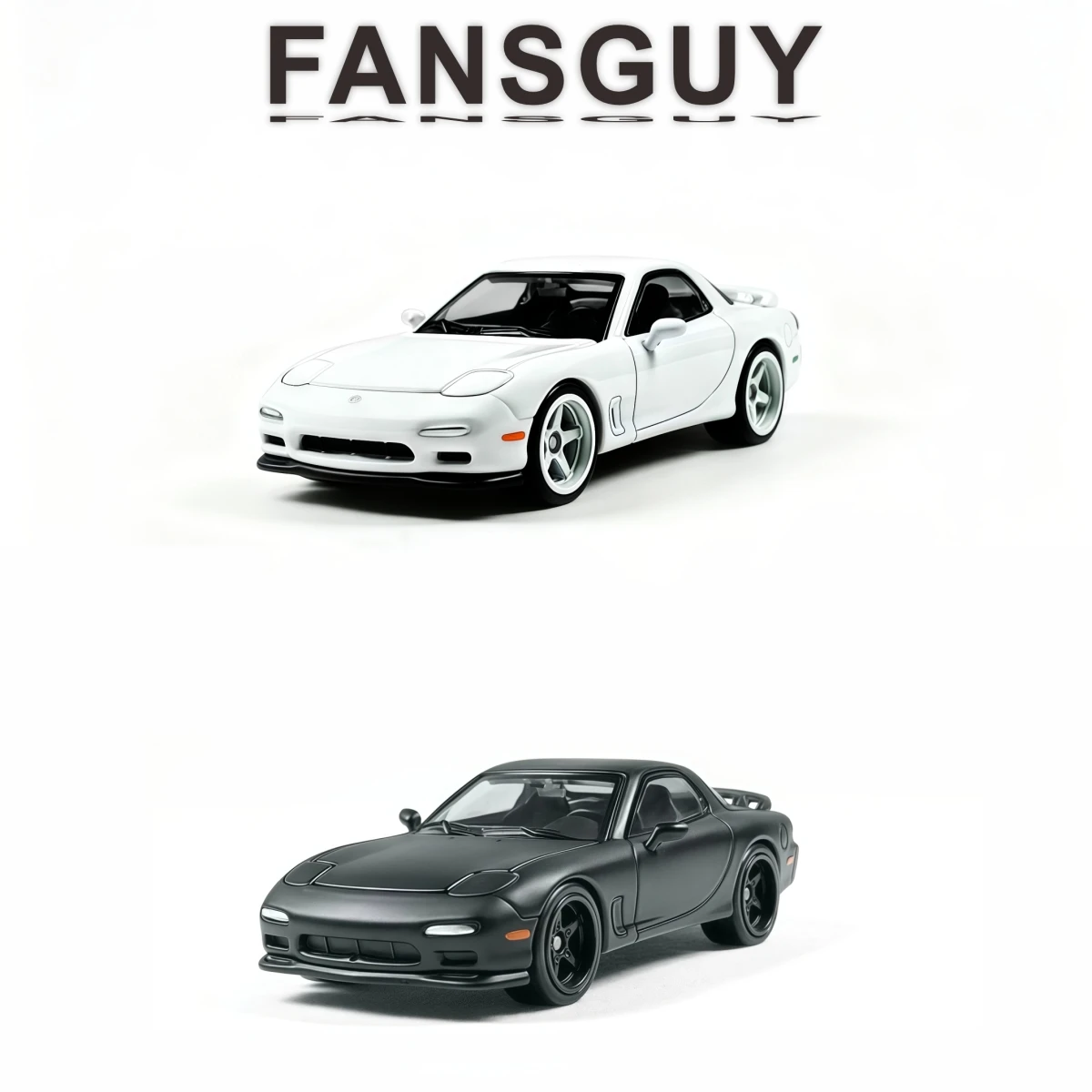 

FANSGUY 1:64 Mazda RX-7 FD3S Openable Hood Alloy Diecast Model Car Collectible Gift Static Display
