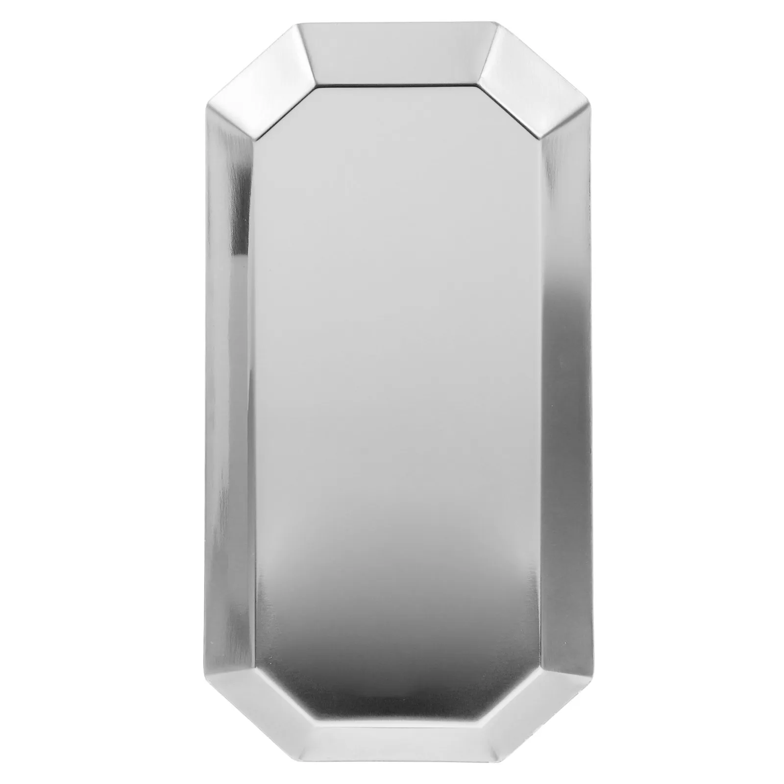 Stainless Steel Jewelry Tray Thickened Octagonal Vanity Tray Cosmetics Organizer Bathroom Holder Dish Trinket Dish for Organizer