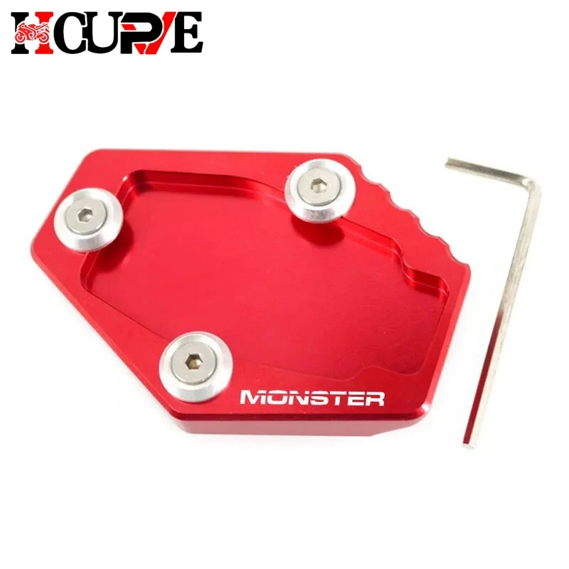 

Подставка для ног с ЧПУ для мотоцикла, боковая подставка для ног, удлинитель, опорная пластина для MONSTER 795 796 821 1200 1200S Multistrada 1200