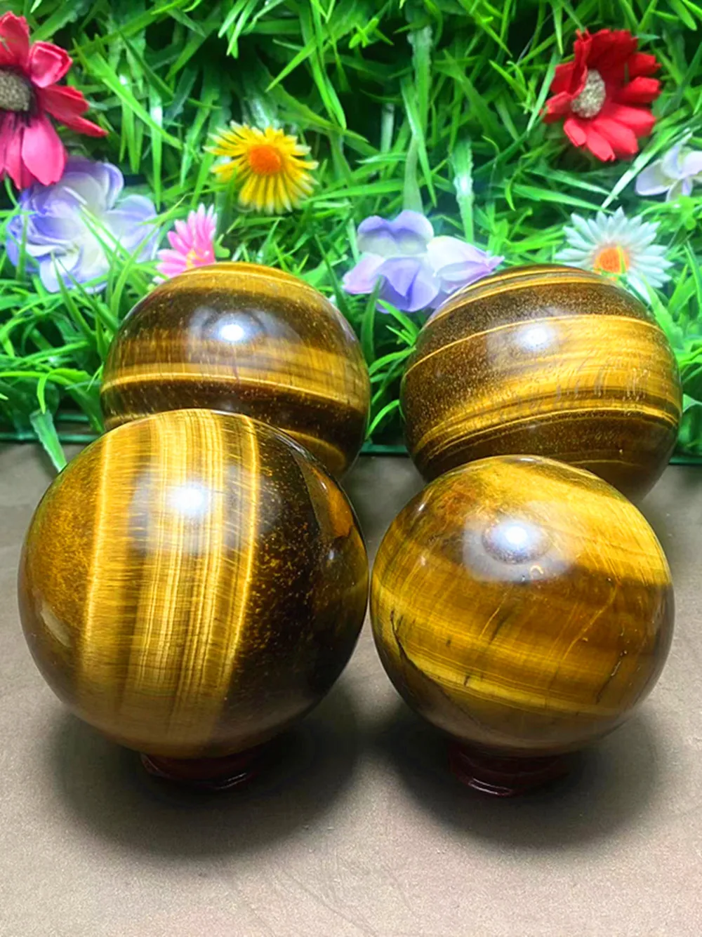

Natural Reiki healing crystal ball, enhanced energy home decor, perfect gift