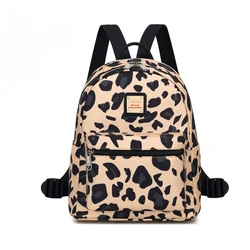 New Mini Women's Backpacks Trend Nylon Female Bag Animal Printing Small Ladies Backpacks School Bags For Teenager Girls Knapsack