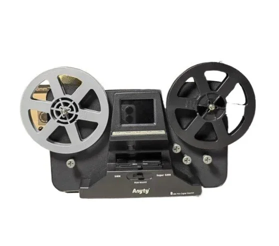 Portable 8mm Super8 Film Scanner, Film to Digital Video Converter for Old Movie Film