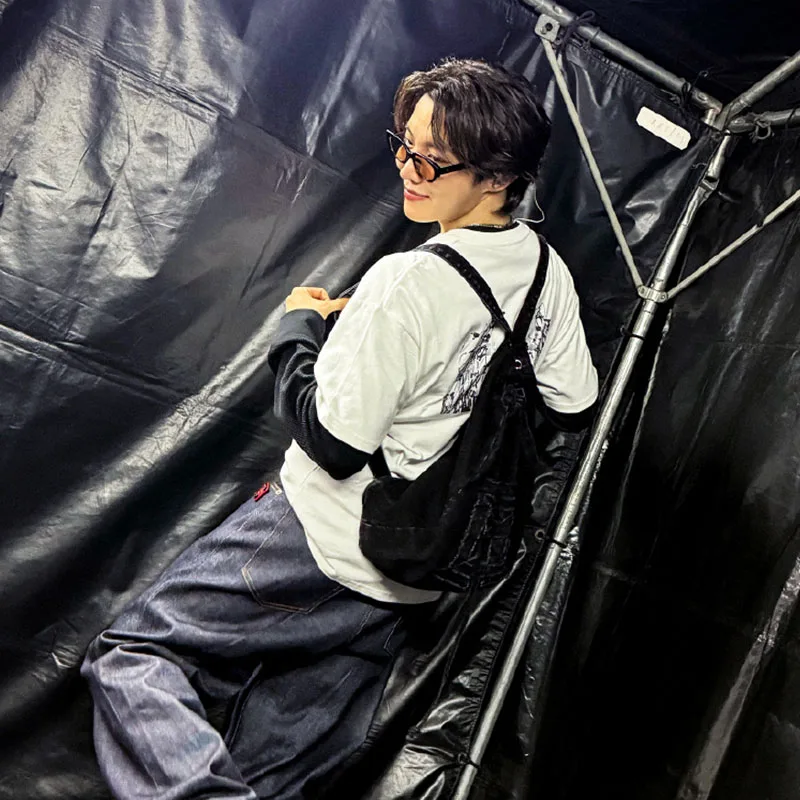 

Свободная хлопковая футболка HopeOnTheStage Concert Print ort Sve Молодежная дышащая повседневная одежда для подростков и молодых взрослых