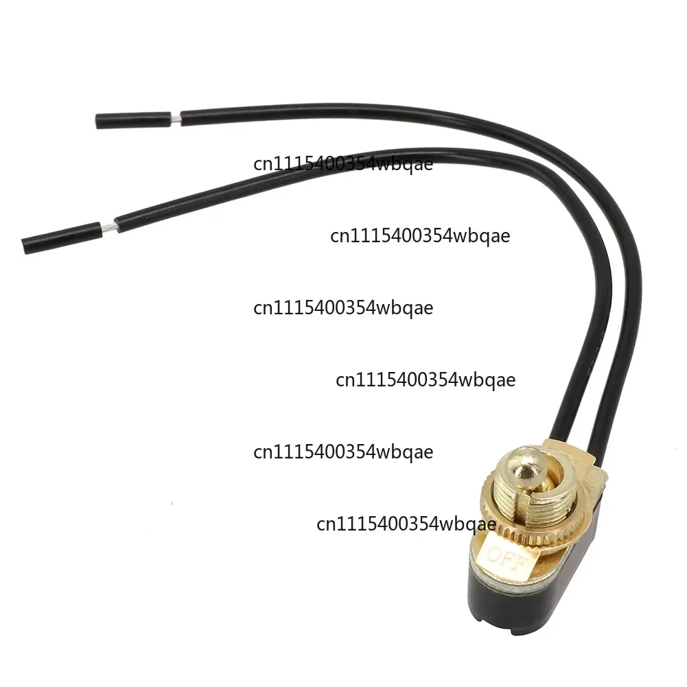 ZOCI-FOR AC 250V 6A Toggle Switch On-Off Prewired Toggle Switch SPST Rocker Switch Wire Leads For Car Dash Boat
