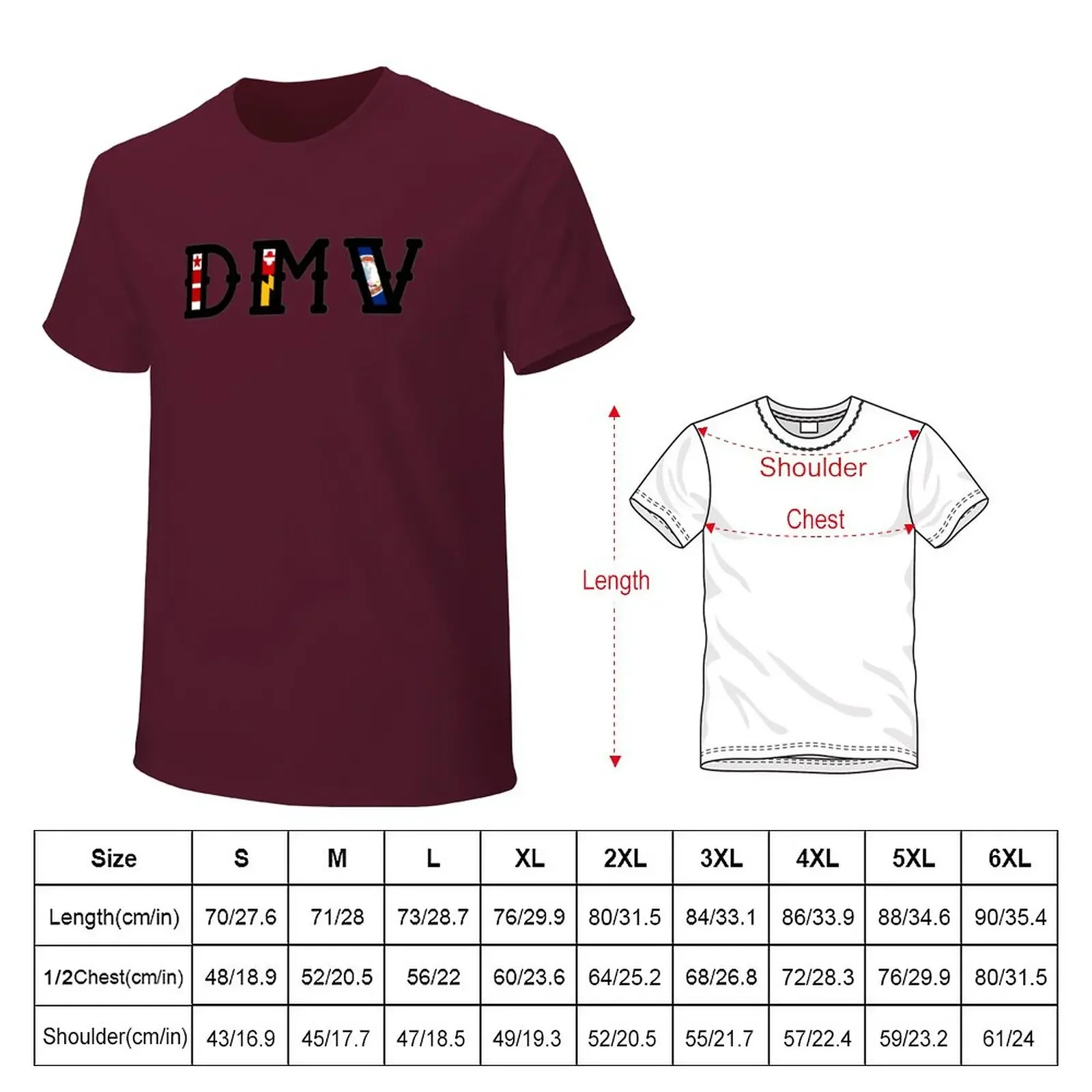 Old School DMV T-Shirt vintage summer clothes workout shirts for men customizeds sports fans for a boy men clothings