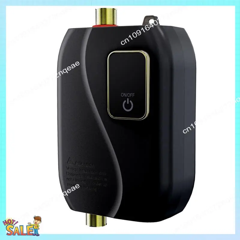 

N08R вилка европейского стандарта, 3000 Вт 220 В мини мгновенный водонагреватель электрический мгновенный водонагреватель безрезервуарный водонагреватель простой в использовании черный