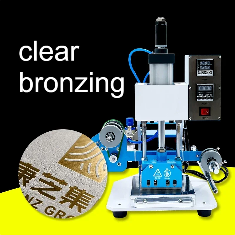 2025 518-A Pneumatic Hot Stamping Machine Business Card Logo Color Embossed Leather Paper Hot Stamping