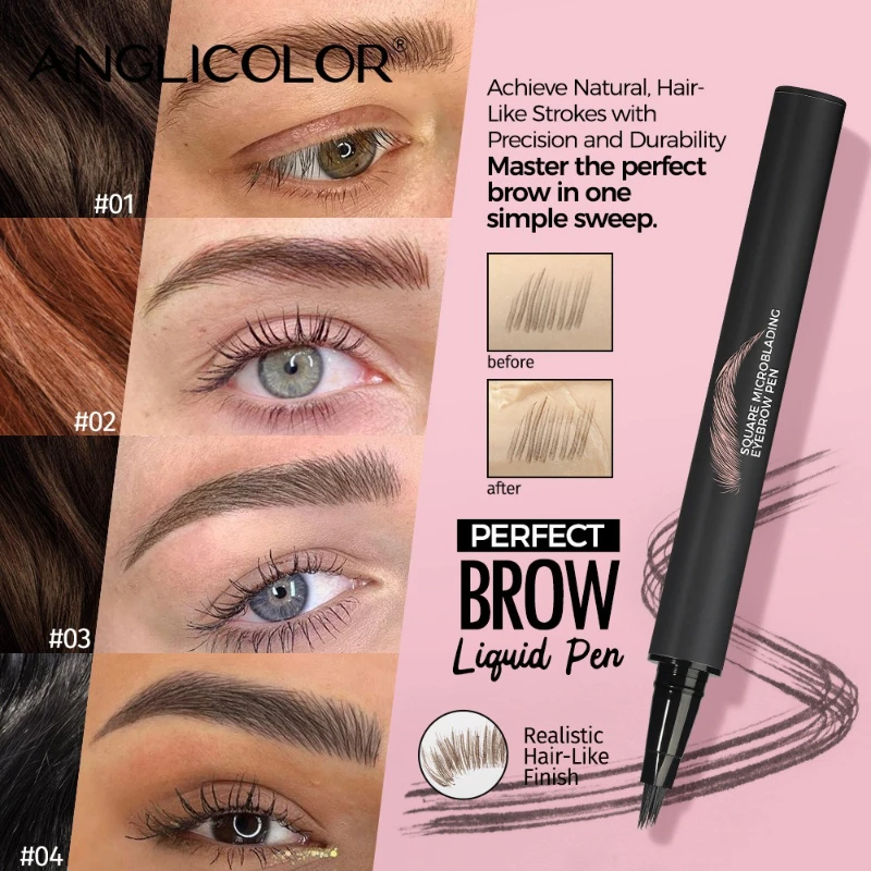

Liquid Eyebrow Pencil Liquid Eyebrow Pencil Wild Eyebrow Rooted, Waterproof, Long Lasting, No Color Removal Creating A Sophistic
