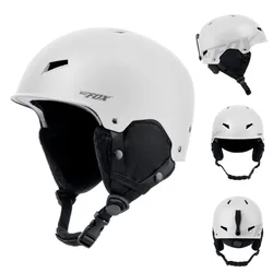 skihelm maat s volwassen snowboardhelm Winter Thermische Skihelm man vrouw Buitensporten Geïntegreerde batfox-helm heren