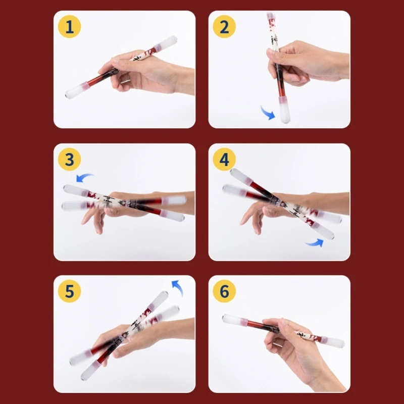 Вращающаяся ручка, Вращающаяся ручка для пальцев, игровая ручка для фокусов, мод без стержня для ручки