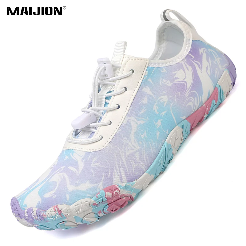 

Lightweight Beach Wading Shoes Women Quick Drying Water Sports Shoes Anti-slip Barefoot Aqua Shoes for Surfing Fishing Kayaking