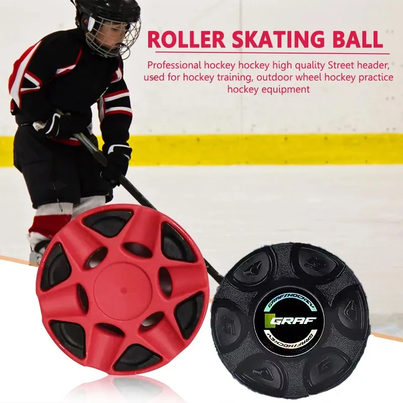 

Professional Roller Skating Ball Ice Hockey Puck for Ice Hockey Training Outdoor Roller Hockey Practice Pucks Balls Equipment