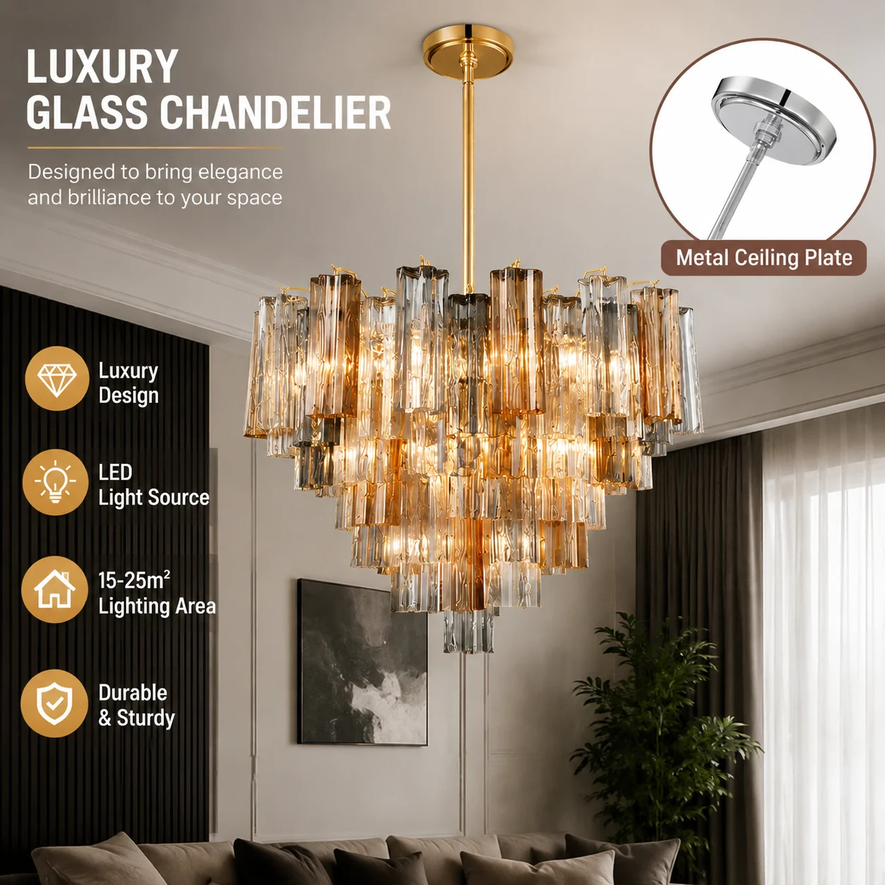 Italy Murano Glass Chandelier For Living Room Hotel Restaurant Dining Room Decor Pendant Lights Ceiling Hanging Lamp Fixture