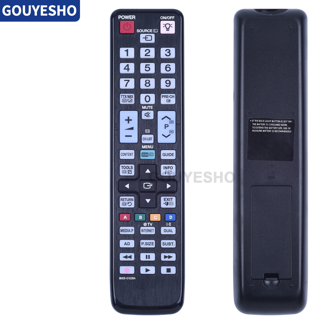 New For Samsung BN59-01039A Replacement TV Remote Control UE40C5100QWXXU