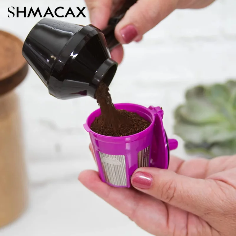 1pcs Coffee Scoop And Funnel For Reusable K-Cup Brewing Mini Filter Coffee Funnel Capacity Scoop Coffee Brewing Accessories