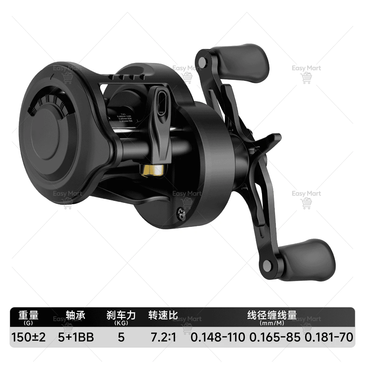 DC Drum Anti-explosion Line Lightweight Fishing Wheel Universal Micro-electronic Brake Retro Water Drop Wheel