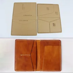 NUBECOM Wallet Card Bag Leather Template Leather Pattern Tools Paper Stencil gabarit maroquinerie Practical Leather Templates