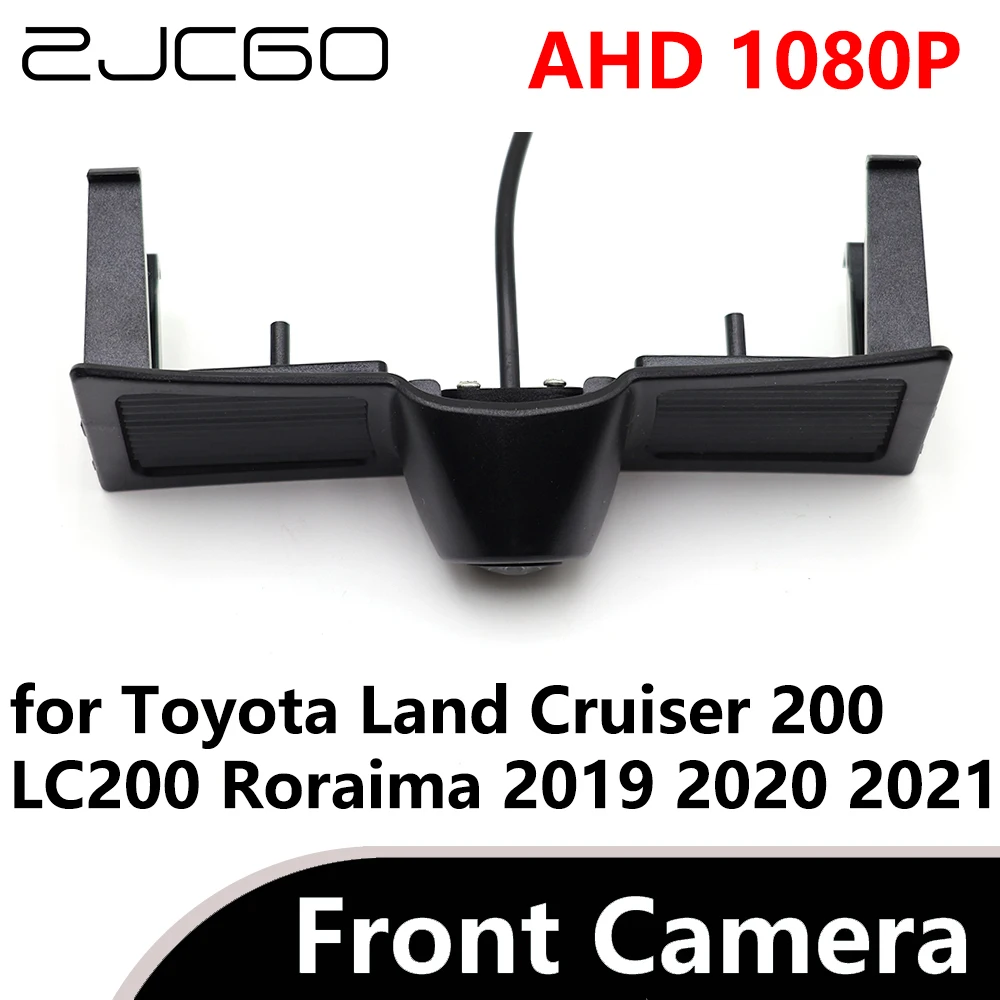 

ZJCGO AHD 1080P CVBS 480P 170° Car Parking LOGO Front View Camera for Toyota Land Cruiser 200 LC200 Roraima 2019 2020 2021