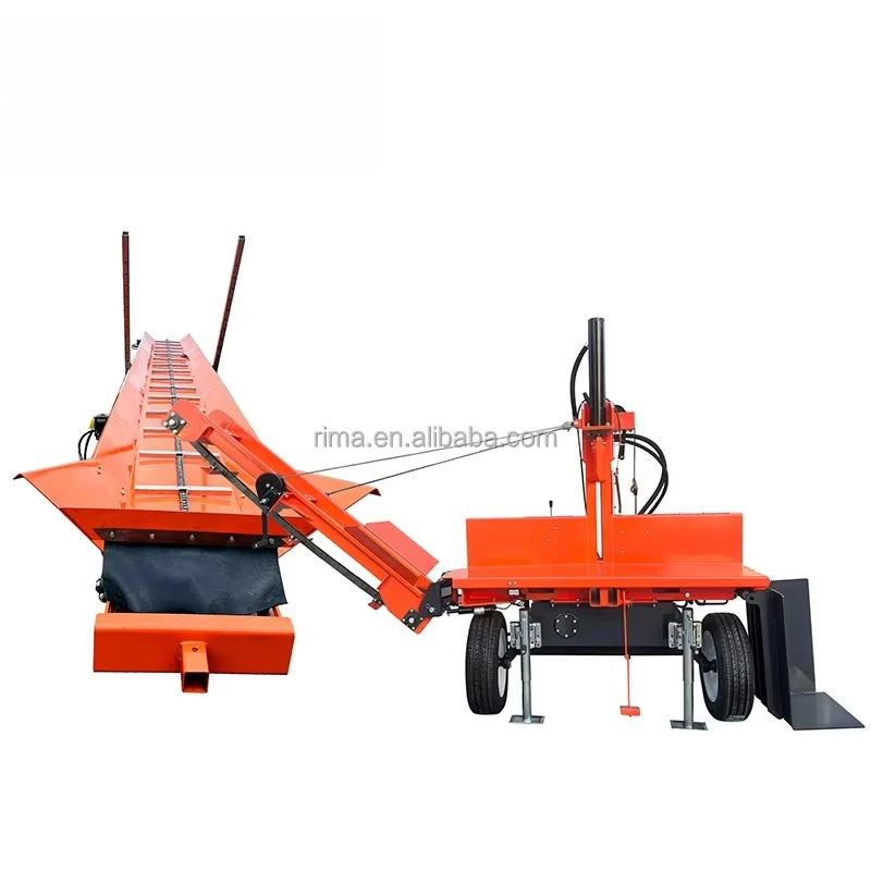 Hydraulic Lifting Log Splitter Wood Working Machine Forestry Wood Splitting Machine Firewood Processor Vertical Log Splitter