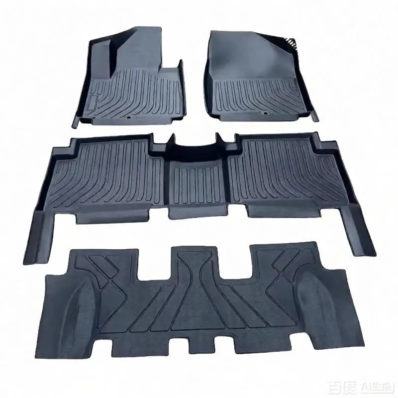 Use for 2013-2018 Hyundai Santa Fe sport car carpet Full Set Trim to Fit For Hyundai Santafe waterproof floor trunk mat