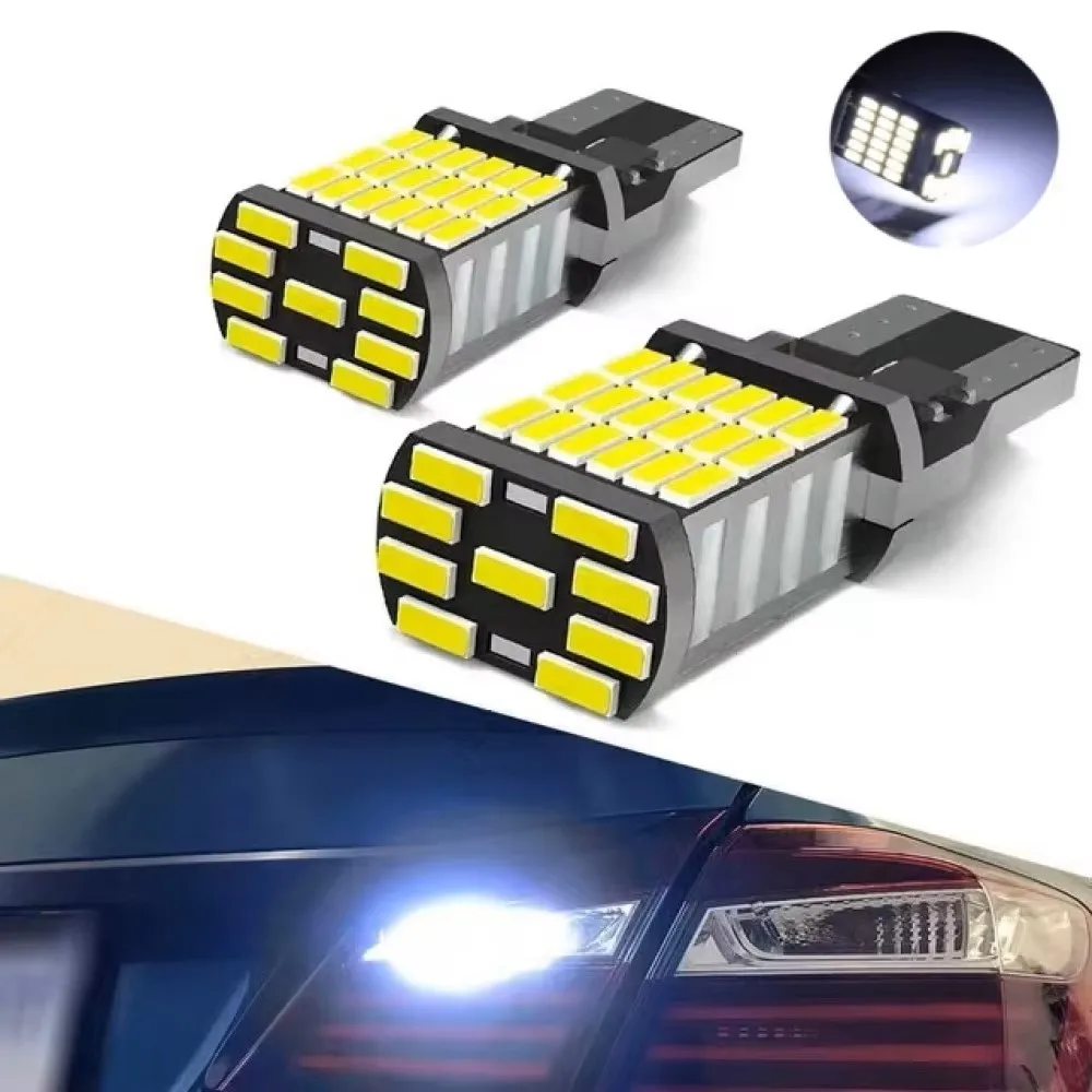 

2PCS Signal Lamp T15 Led Super Bright W16W Led Bulbs 912 921 For Reverse Lamp Backup Parking Light 12V White Amber Yellow