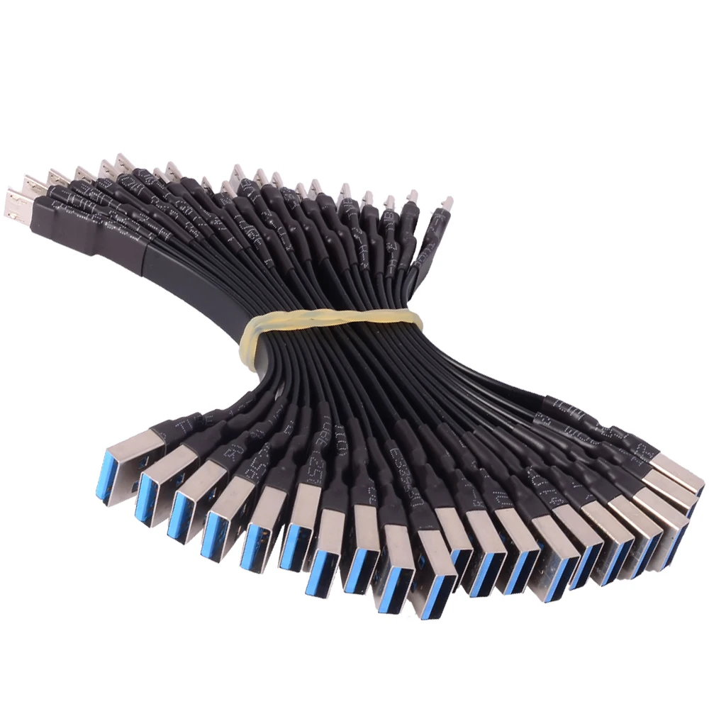 Shield FPV 90 Degree Micro USB 2.0 Type-A Adapter EMI Shielded FPC Ribbon Flat Cable 5cm-100cm for Enhanced Connectivity