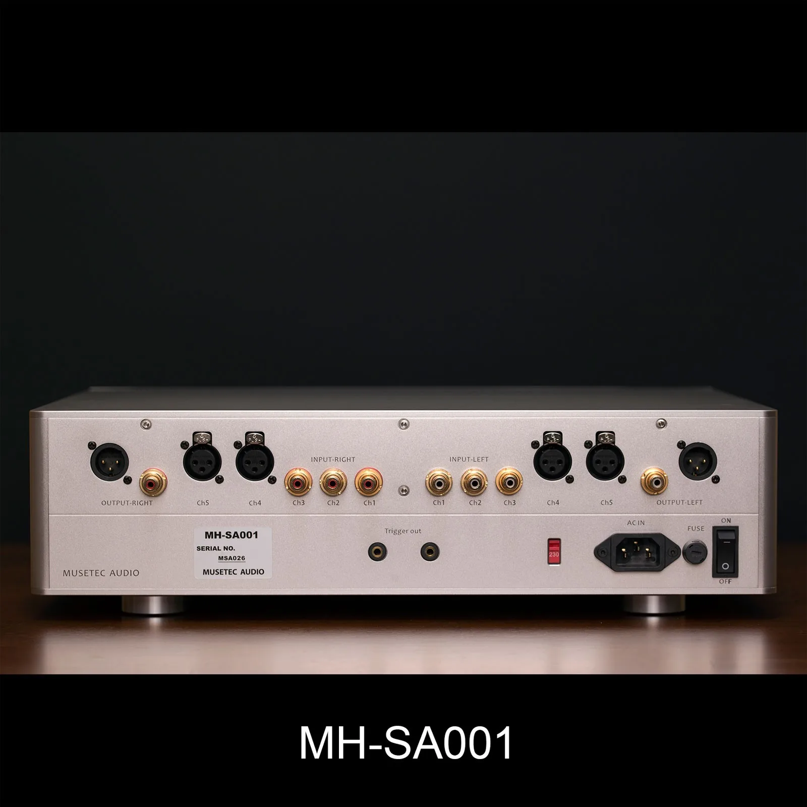 MUSETEC MH-SA001 HiFi Preamplifier Fully Discrete Class A Audio Amplifier Low Resistance Volume Potentiometer