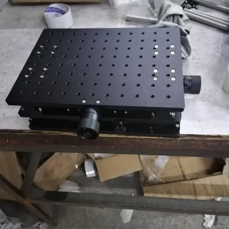 Laser marking machine two-dimensional worktable XY axis displacement table Manual translation table Marking machine