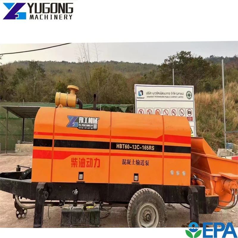 YG Hot Concrete Pump Prices Building Construction Equipment Foam Concrete Mixer Pumping Diesel Mini Concrete Pump Truck for Sale