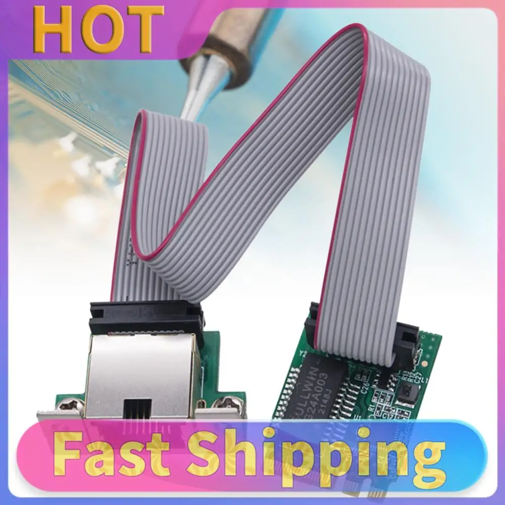 

M.2 Network Card 10/100/1000Mbps Gigabit LAN Card Single Port RJ45 M.2 A+E Ethernet Adapter RTL8111H Chip for Windows Linux