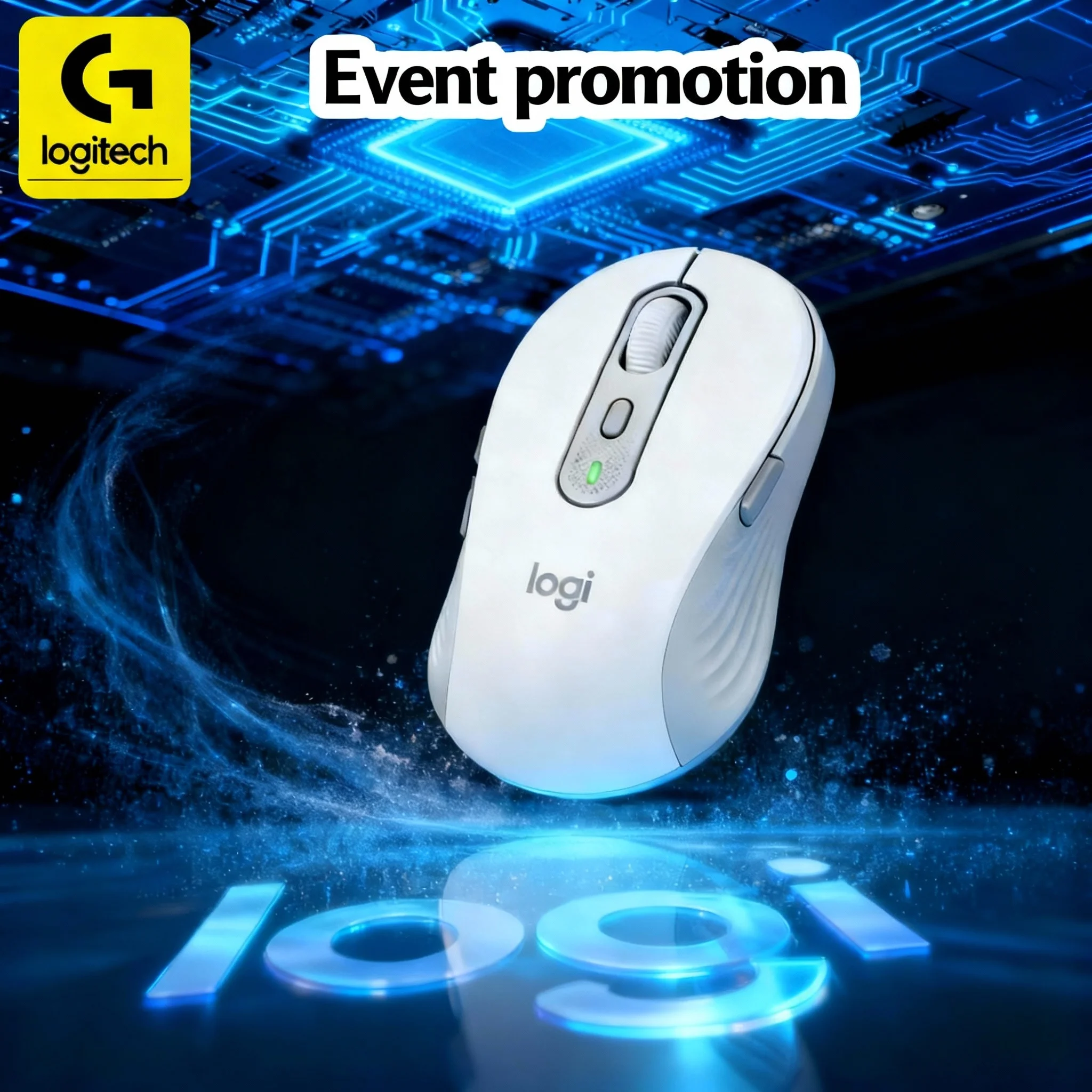 

[Хит продаж] Беспроводная Bluetooth-мышь Logitech M650L, подходит для ноутбуков и офисного использования, высокоточный оптический сенсор