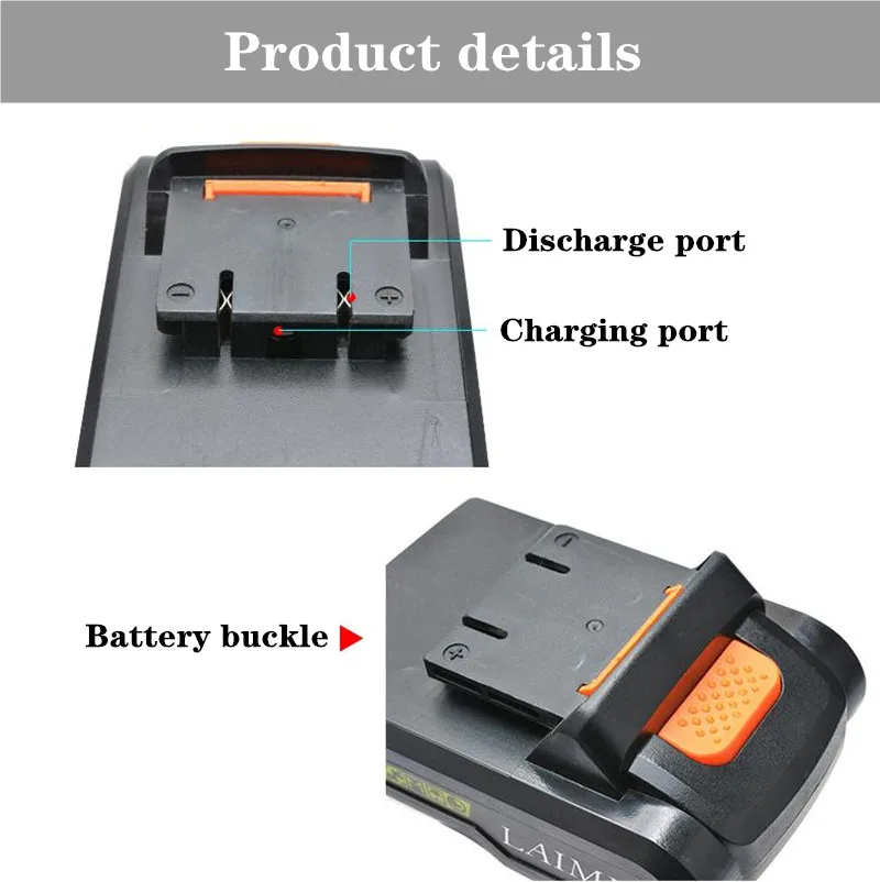 21V Hand Electric Drill Special Lithium Battery Pack with Large Capacity Electric Screwdriver Battery