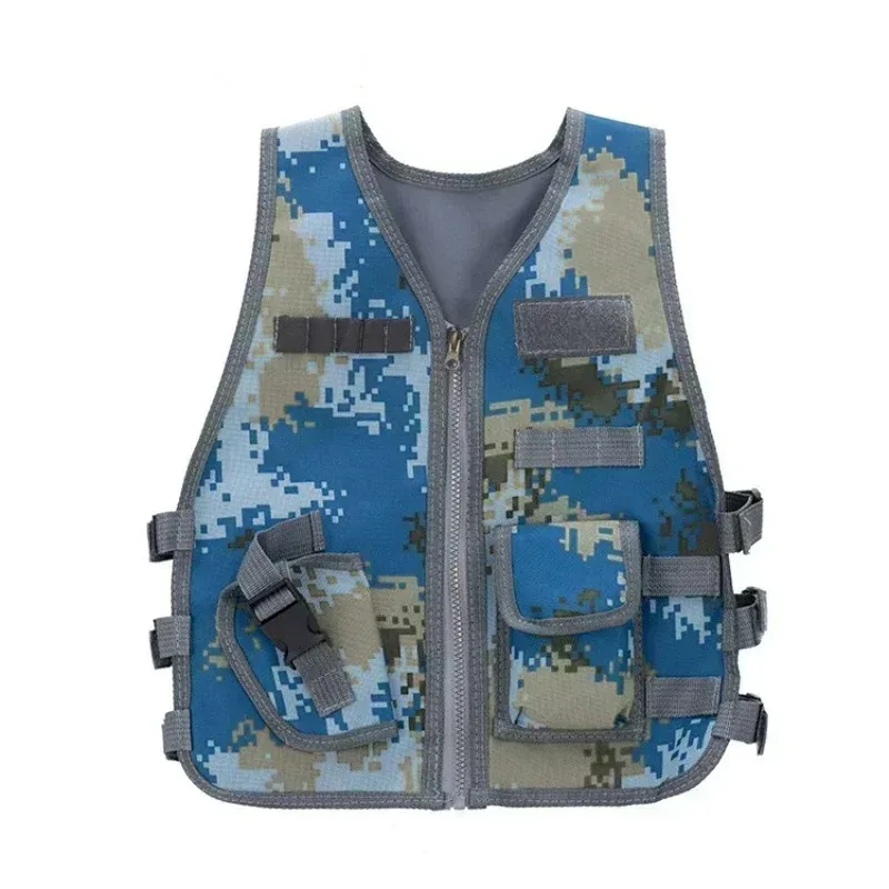 Kids Camouflage Military Uniform for Boy Special Forces Combat Tactical Vest Girls Militar Cosplay Training Soldier Clothes