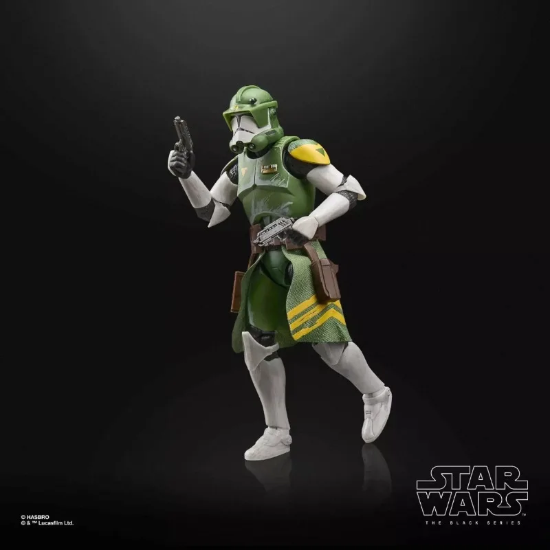 Original Hasbro STAR WARS THE BLACK SERIES CLONE COMMANDER DOOM Action Figure Model Toys Gift