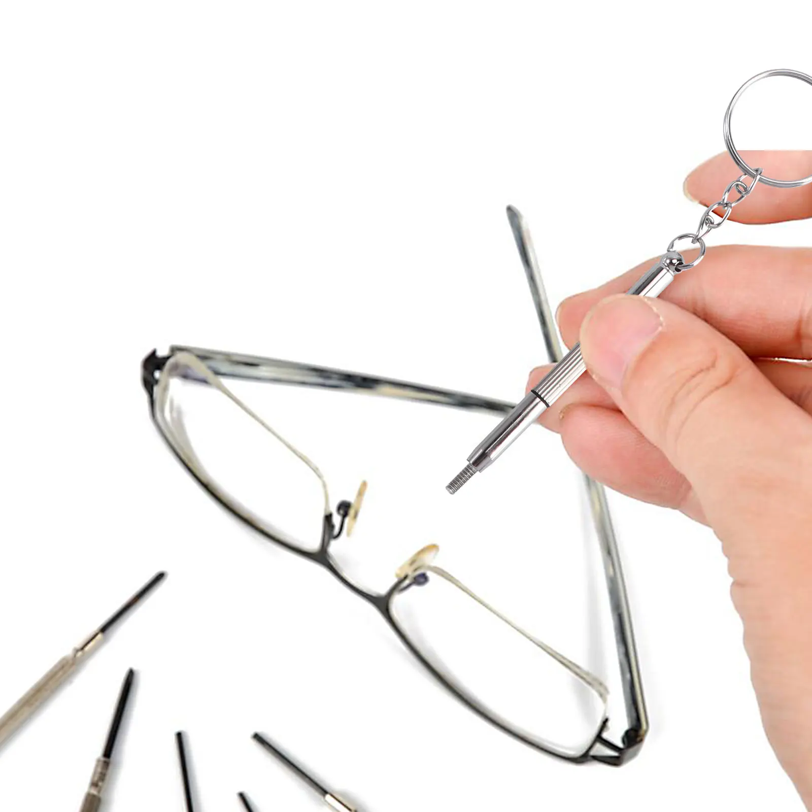 

1000pcs Glasses Repair Tool Kit Anti-Rust Screwdriver Set For Eyeglasses Sunglasses Watches Spectacles Nut Assortmentsunglasses