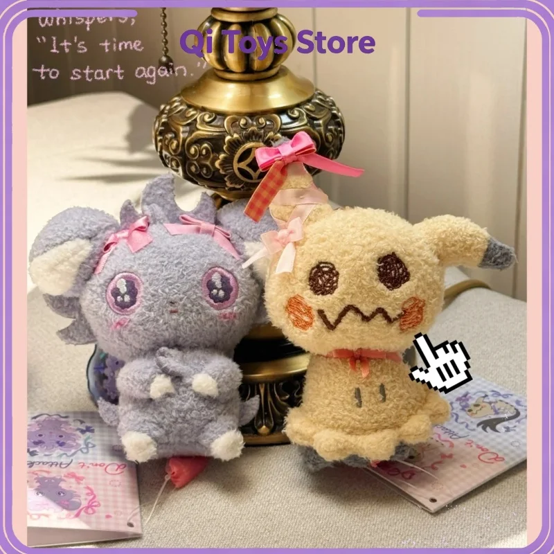 

Оригинальные покемоны: Не атакуйте! Мягкая игрушка-подвеска Me Jigglypuff Mimikyu Espurr Mawile: милая декоративная подушка для сумки, коллекционный подарок на день рождения
