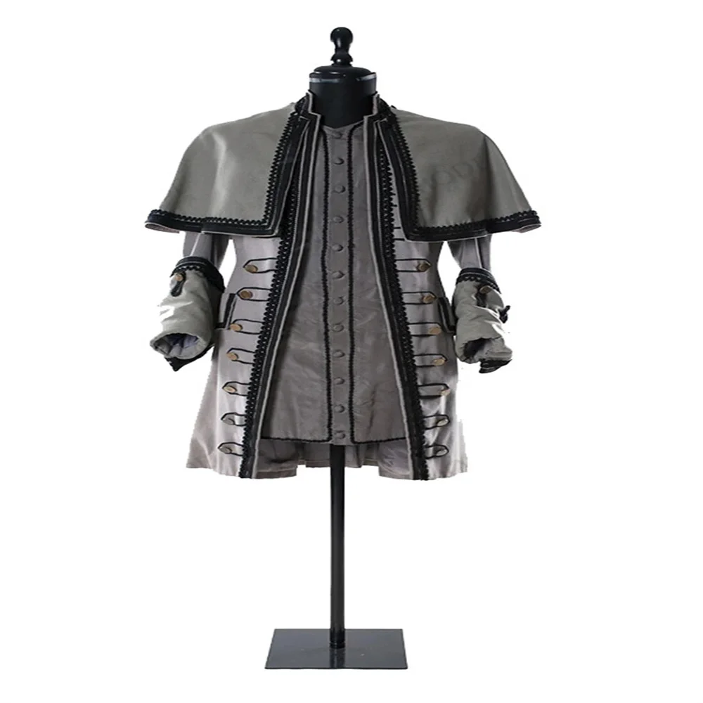 1760s Men's Tudor Baroque period Adult Men King Prince Cosplay Uniform Full Set Jacket Vest Pants Cape Full Set Custom Made image 3
