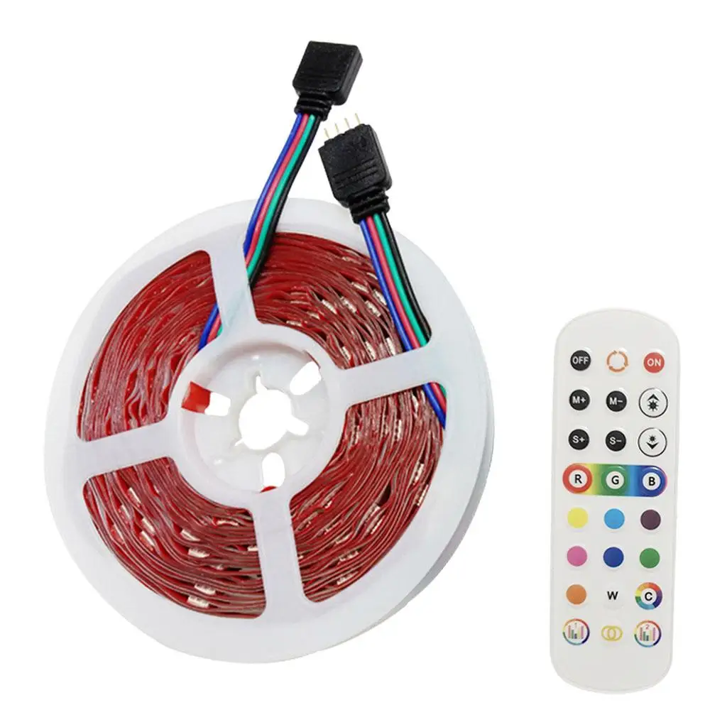 LED s Color Changing 24 Keys LED Lights for Home, Kitchen, Room, Bedroom, Dorm Room, Bar Decor with Remote Controller US Plug