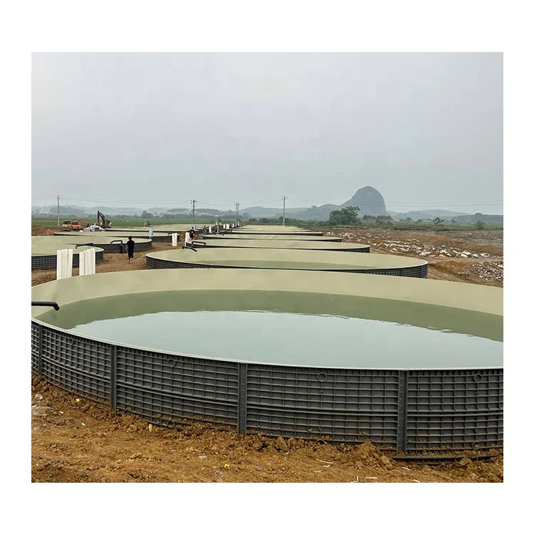 

High-Density Culture Anti-Corrosion Fish Pond Outdoor Seawater Farming Tank Circular Corrugated Water Tank